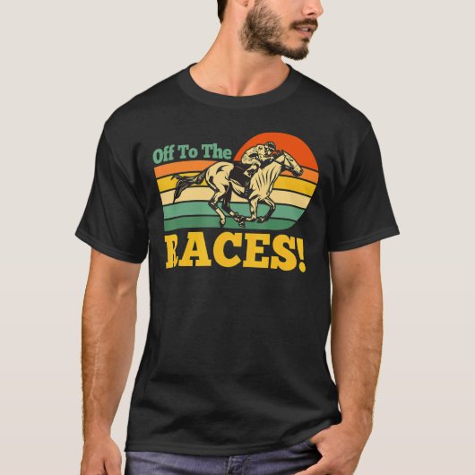 オフザレースケンタッキー競馬ダービーパーティー Tシャツ (正面)