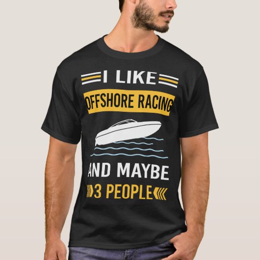 オフショアレースの3人 Tシャツ (正面)