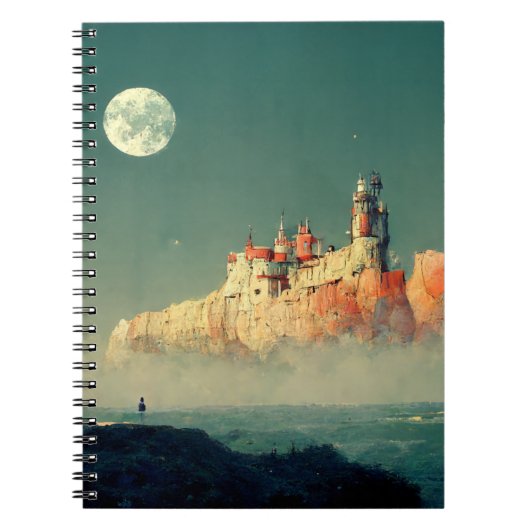 オフショア城塞ファンタジーSci-Fi ノートブック (正面)