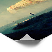 オフショア城塞ファンタジーSci-Fi ポスター (角)