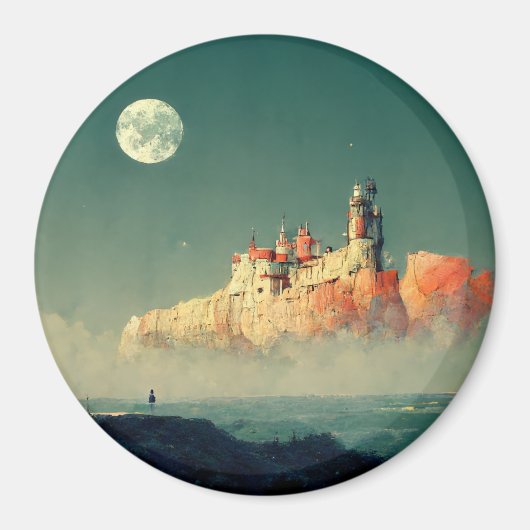 オフショア城塞ファンタジーSci-Fi マグネット (正面)