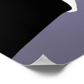 オフショア油とペリカンポスターテンプレート ポスター (角)