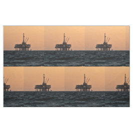 オフショア油ガスリグナイトプリントファブリック9"Square ファブリック