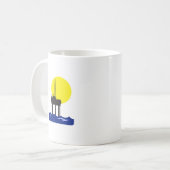 オフショア油リグ コーヒーマグカップ (正面左)