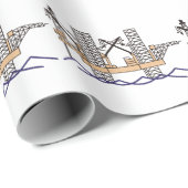 オフショア油リグ ラッピングペーパー (ロールコーナー)