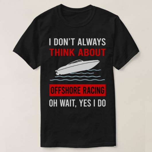 オフショア考えレースの概要 Tシャツ (デザイン正面)