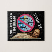 オフショア風エネルストップギーitイエス ジグソーパズル (横)