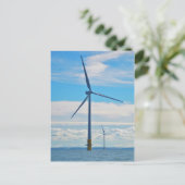 オフショア風力発電所 ポストカード (スタンド正面)