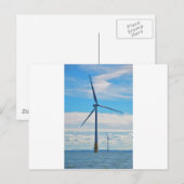オフショア風力発電所 ポストカード (正面/裏面)