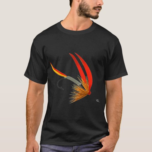 オフショア・アドベンチャー - メカジキの夕焼け Tシャツ (正面)