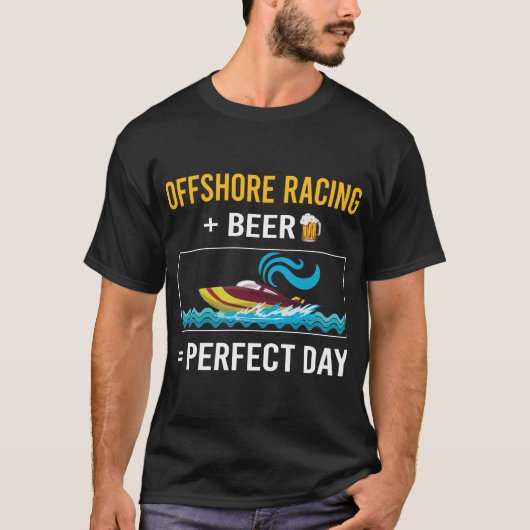 オフショア・レーシングのビール・デイ Tシャツ (正面)