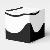 オフセットチャンバー：抽象芸術ブラック、ホワイト、レッド フェイバーボックス (正面サイド)