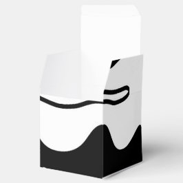 オフセットチャンバー：抽象芸術ブラック、ホワイト、レッド フェイバーボックス