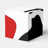 オフセットチャンバー：抽象芸術ブラック、ホワイト、レッド フェイバーボックス (裏面サイド)