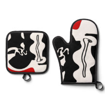 オフセットチャンバー：抽象芸術ブラック、ホワイト、レッド