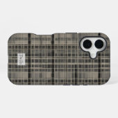 オフセットモダングレー iPhone 16ケース (裏面横)