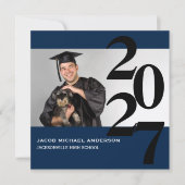 オフセンター大数 – 卒業発表 招待状 (正面)