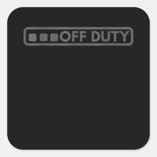 オフデューティに最適な警察・軍・法執行機関の方々 スクエアシール