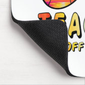 オフデューティレインボーサングルパームビーチエンドオブスクール マウスパッド (コーナー)