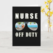 オフデューティーのサングラス パームビーチ バケーション カード (黄色い花)