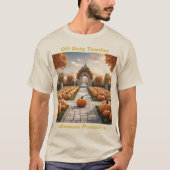 オフデューティ先生ハロウィンカボンプキンスTシャツ Tシャツ (正面)