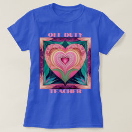 オフデューティ先生ハートTシャツ Tシャツ