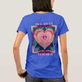 オフデューティ先生ハートTシャツ Tシャツ (裏面)