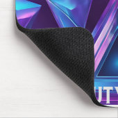 オフデューティ先生ホログラフィック未来的マウスパッド マウスパッド (コーナー)