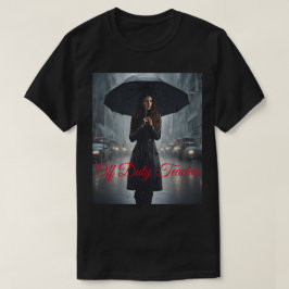 オフデューティ先生雨傘レインコート Tシャツ