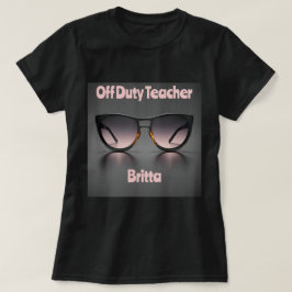 オフデューティ先生Tシャツブラック Tシャツ