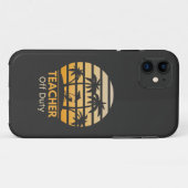 オフデューティ先生Tシャツ Case-Mate iPhoneケース (裏面(横))