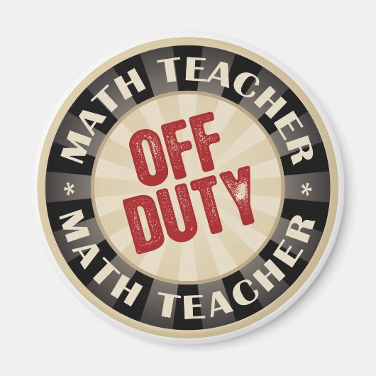 オフデューティ演算先生 マグネット (正面)