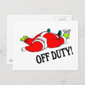 オフデューティ飲サンタ シーズンポストカード (正面/裏面)