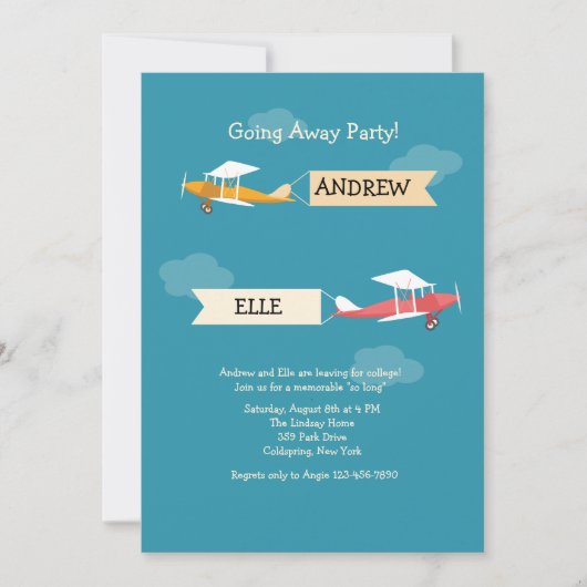 オフトゥカレッジ招待状 招待状 (正面)