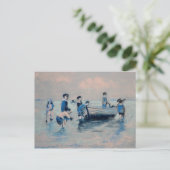 オフニューブライトンショア – 1891 ポストカード (スタンド正面)