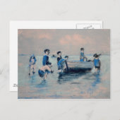 オフニューブライトンショア – 1891 ポストカード (正面/裏面)