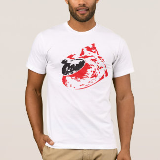 オフビートな渦巻き Tシャツ