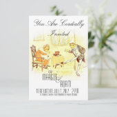 オフビート結婚式招待状、予測できな結婚式の招待 招待状 (スタンド正面)