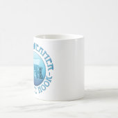 オフフックの状態のマグ コーヒーマグカップ (中央)