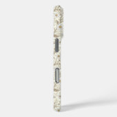 オフホワイトに白と茶のデイジー Case-Mate iPhoneケース (裏面 / 右)