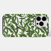 オフホワイトのオリーブの枝 iPhoneケース (裏面横)