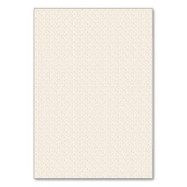 オフホワイトの生地に小さな 繰り返しのパターン テーブルナンバー