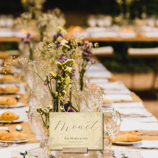 オフホワイトエグランジッジカスタムテーブル名 テーブルナンバー