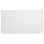 オフホワイトキングサイズ心地よい標準ピローケース 枕カバー (正面右)