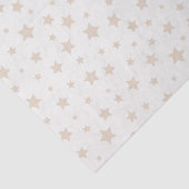 オフホワイト&タンニュートラルシェードの星 薄葉紙 (詳細)