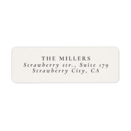 オフホワイト、ミルクホワイト、暖かいホワイトリターン ラベル