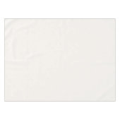 オフホワイト、ミルクホワイト、暖かいホワイト テーブルクロス (正面(横))