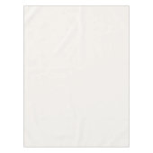 オフホワイト、ミルクホワイト、暖かいホワイト テーブルクロス (正面)