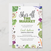 オフマーケット ガーデンパーティー ブライダルシャワー 招待状 (正面)