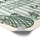 オフマーケット 手描き ブライダルシャワー ミモザバー ポスター (角)